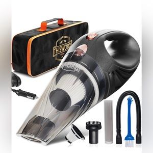 Black Car Vacuum Cleaner